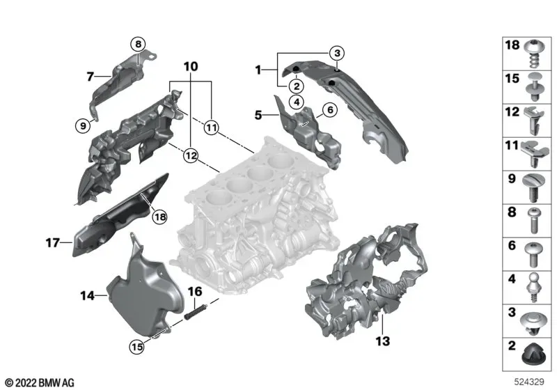 Engine Acoustic Cover diagram