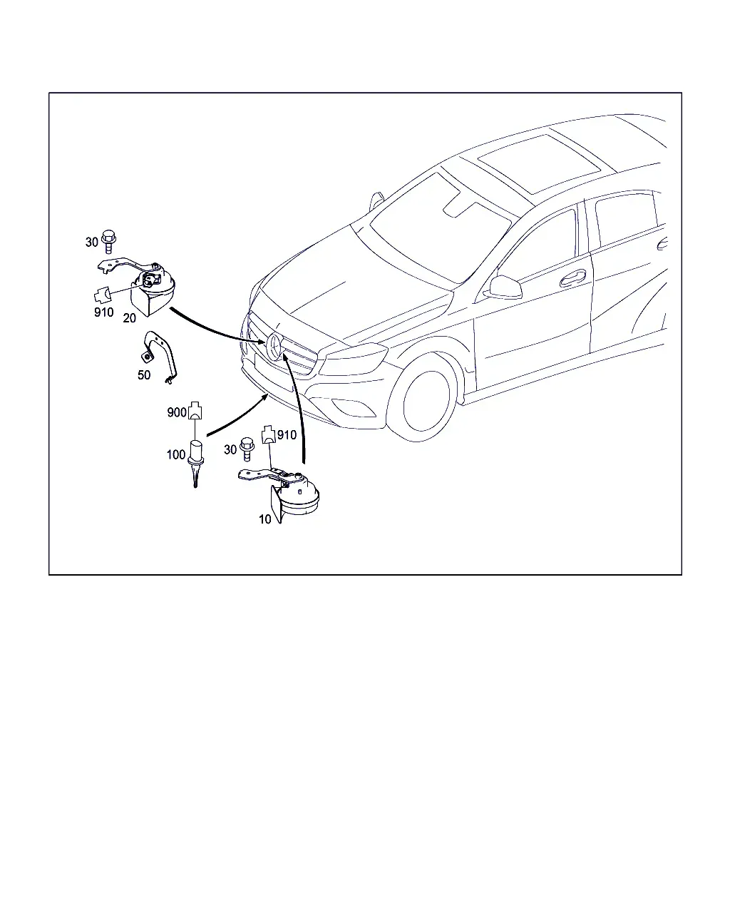 Horn and Ambient Temperature Sensor diagram