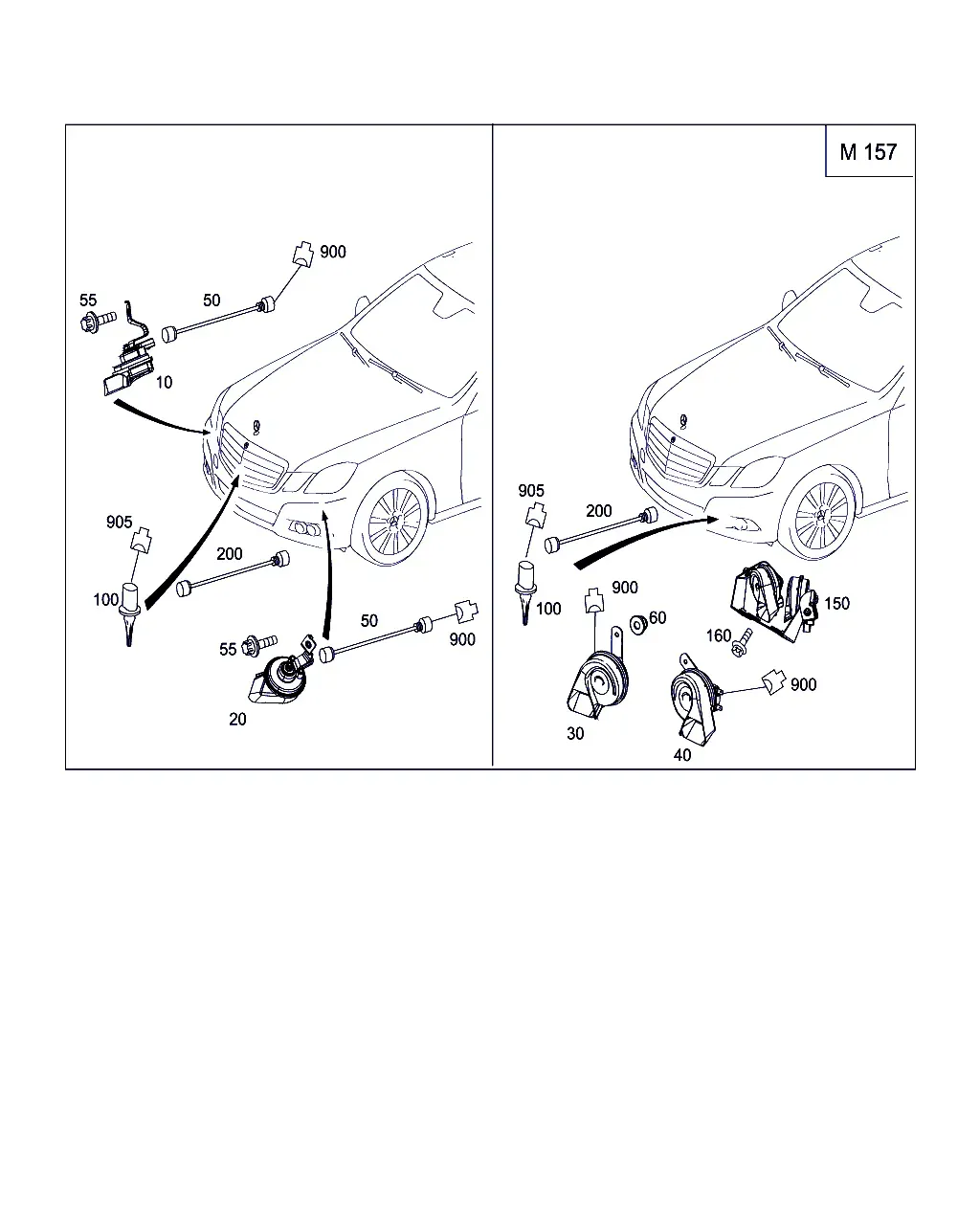 Horn and Ambient Temperature Sensor diagram
