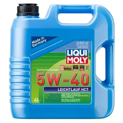 Motor oil Liqui Moly Leichtlauf HC7 5W-40 4L