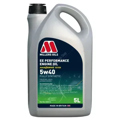 Motor oil Millers Oils EE Performance 5W-40 5L