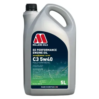 Motor oil Millers Oils EE Performance C3 5W-40 5L