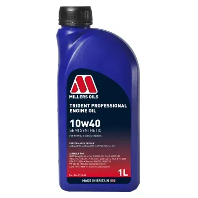 Motor oil Millers Oils Trident Professional 10W-40 1L
