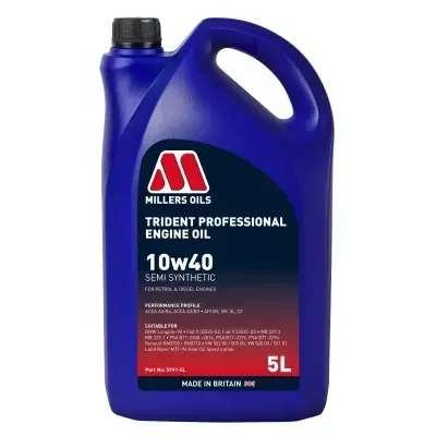 Motor oil Millers Oils Trident Professional 10W-40 5L