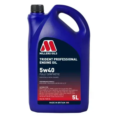 Motor oil Millers Oils Trident Professional 5W-40 5L