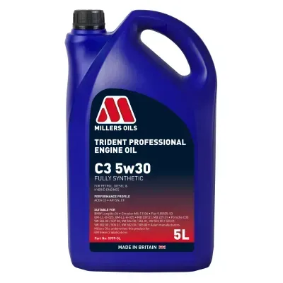 Motor oil Millers Oils Trident Professional C3 5W-30 5L