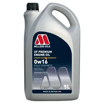 Motor oil Millers Oils XF Premium 0W-16 5L