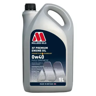 Motor oil Millers Oils XF Premium 0W-40 5L