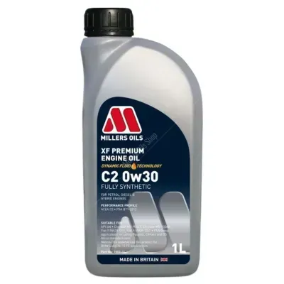 ძრავის ზეთი Millers Oils XF Premium C2 0W-30 1ლ