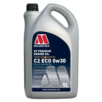 Motor oil Millers Oils XF Premium C2 ECO 0W-30 5L