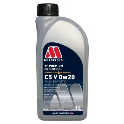 ძრავის ზეთი Millers Oils XF Premium C5 V 0W-20 1ლ