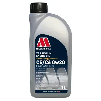 Motor oil Millers Oils XF Premium C5/C6 0W-20 1L