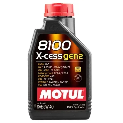 Motor oil Motul 8100 X-cess Gen2 5W-40 1L