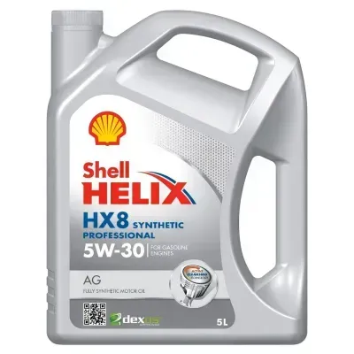 ძრავის ზეთი Shell Helix HX8 Professional AG 5W-30 (Dexos-1) 5ლ
