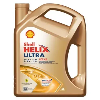 Motor oil Shell Helix Ultra ECT C6 0W-20 5L
