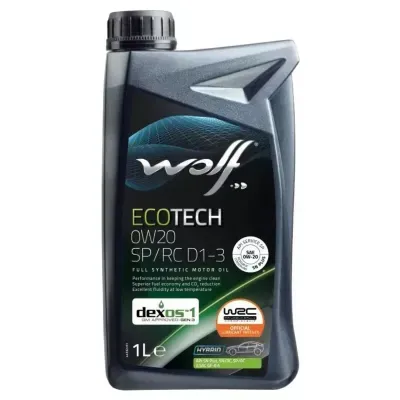Motor oil Wolf Ecotech 0W-20 SP/RC D1-3 1L