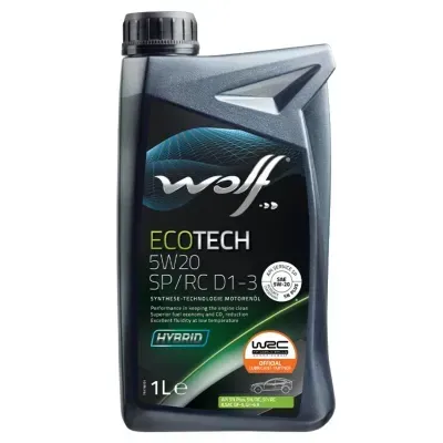 Motor oil Wolf Ecotech 5W-20 SP/RC D1-3 1L