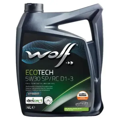 Motor oil Wolf Ecotech 5W-30 SP/RC D1-3 4L
